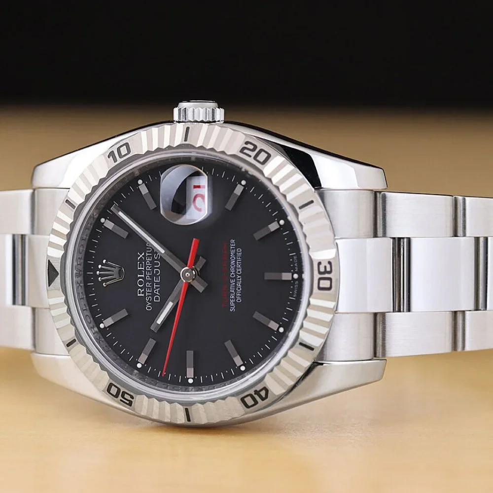 ROLEX DATEJUST 36MM DIAL 18K WATCH!